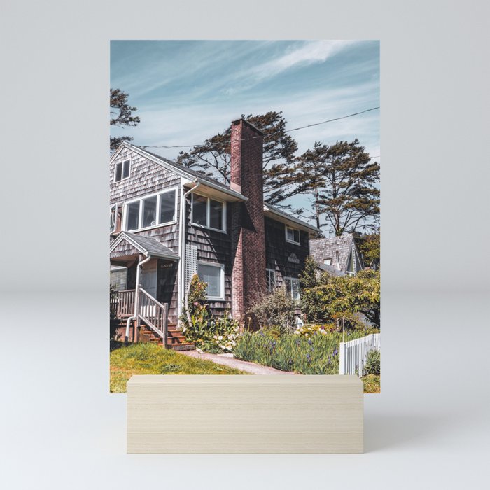 Home by the Sea | Coastal Architecture | Travel Photography Mini Art Print