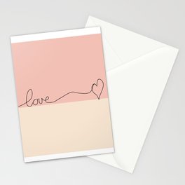 Love en Rose Stationery Card