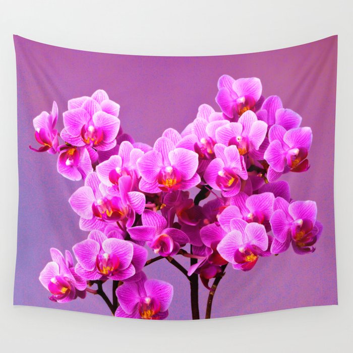 orchid plant flower Wall Tapestry by Armankeda | Society6