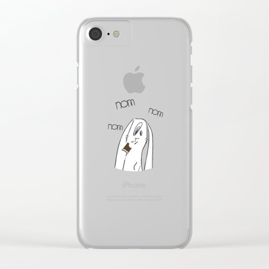 Nom, nom, nom #2 Clear iPhone Case
