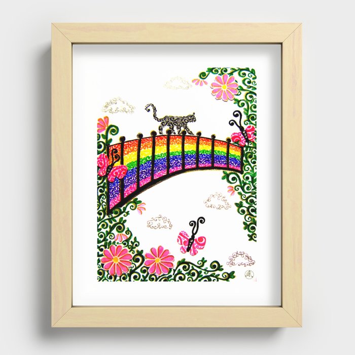 The Rainbow Bridge Recessed Framed Print