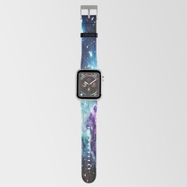Fox Fur Nebula : Purple Teal Galaxy Apple Watch Band