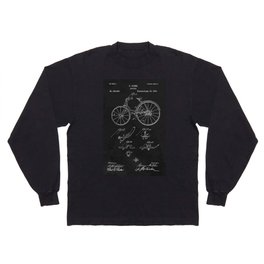 Bicycle 1889 Patent Cycling Long Sleeve T-shirt