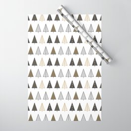 MODERN CHRISTMAS TREES Wrapping Paper