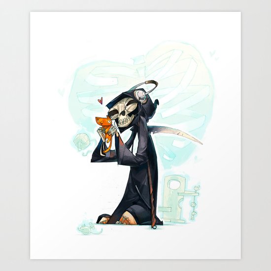 Kitty Art Print