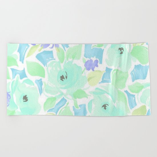 Floral 01 Beach Towel