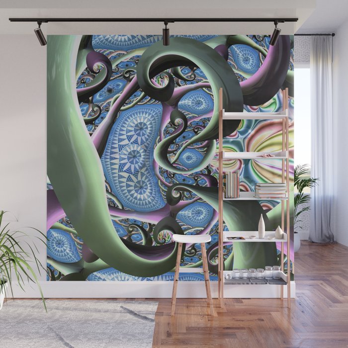 Free Spirits Abstract Art Wall Mural By Walstraasart Society6