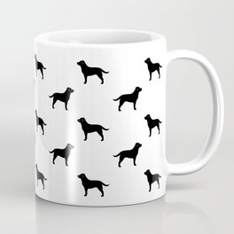 Black Lab Coffee Mugs Society6 Black Labrador Retriever Silhouette Coffee Mug