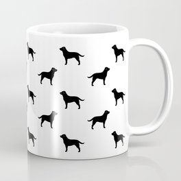 Black Labrador Retriever Dog Silhouette Mug