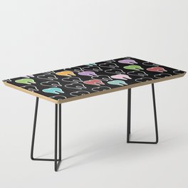 Colorful Teeth Pattern Coffee Table