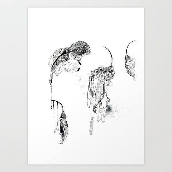 Extinction part1 Art Print