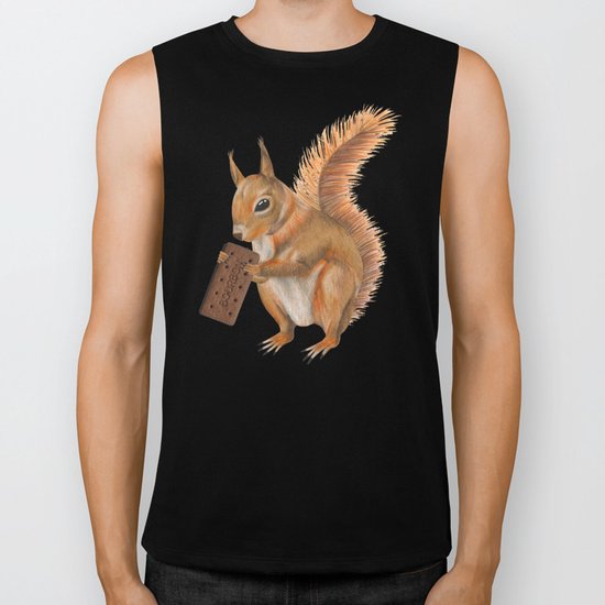 Super squirrel. Biker Tank