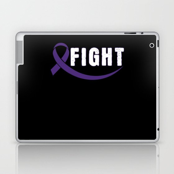Purple November Fight Pancreatic Cancer Awareness Laptop & iPad Skin