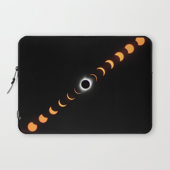 Composite of Total Solar Eclipse 2017 (8 by 10 inches) Laptop Sleeve