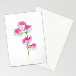 Sweet Pea Stationery Card
