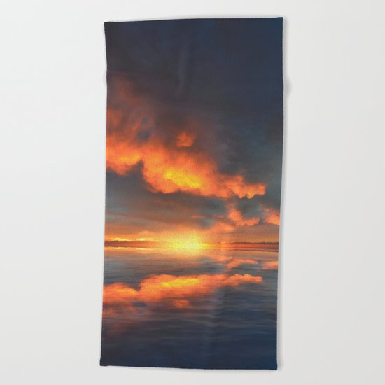 Magical Sunset IV Beach Towel