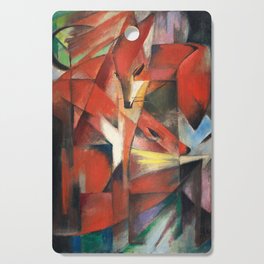 "The Foxes" by Franz Marc, 1913 Cutting Board