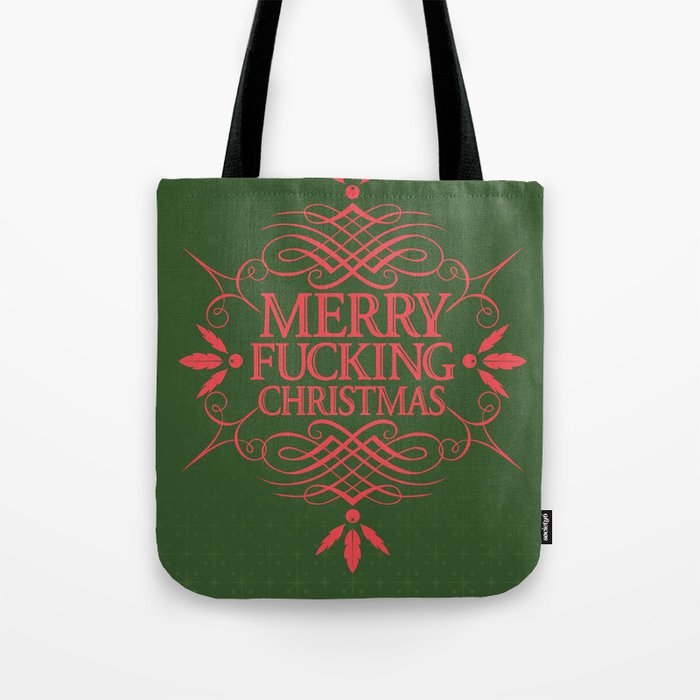 Merry Effin Christmas Tote Bag