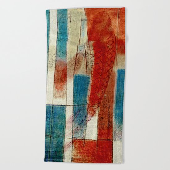 混合动力 (Mixing Power) Beach Towel