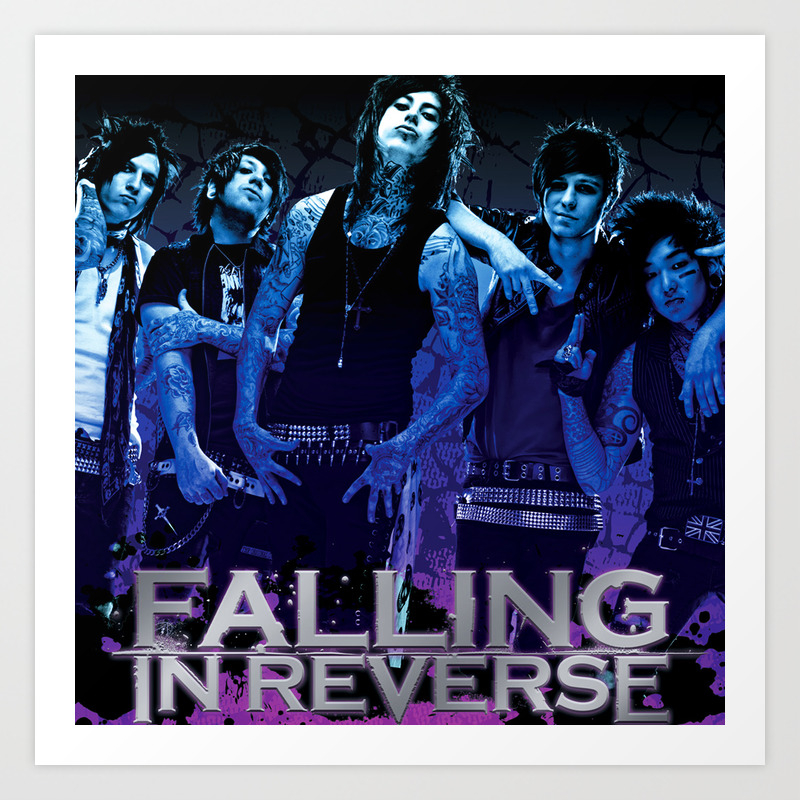 Falling In Reverse Personel Crew Tour 2020 Ngapril Art Print By Ro927 Society6