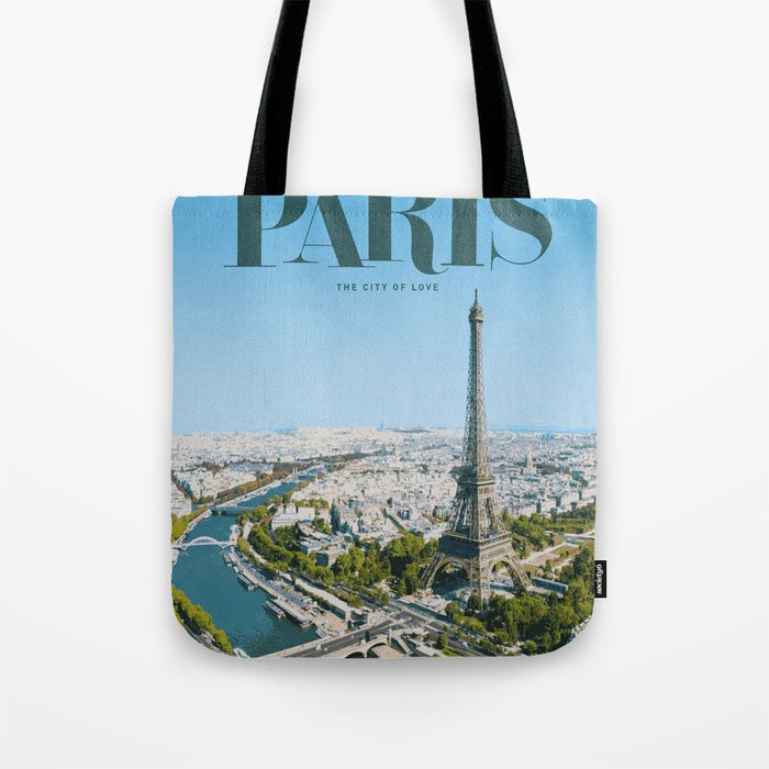 Travel to Paris Tote Bag