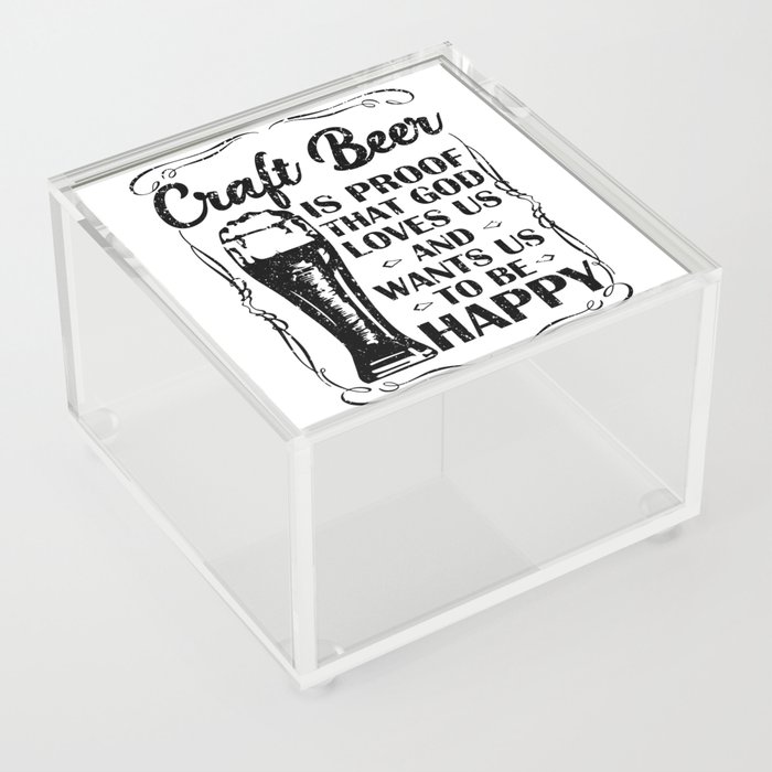 craft beer | gift for craft beer lovers Acrylic Box