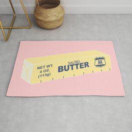 The Butter The Better Area & Throw Rug
