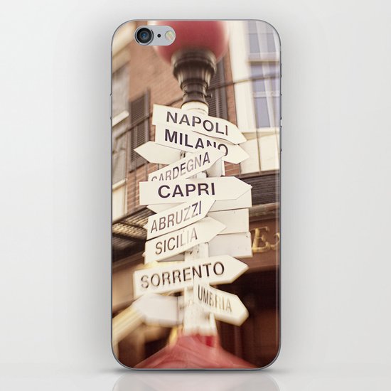 Lead me to Italy iPhone & iPod Skin