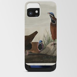 Blue-headed Pigeon from Birds of America (1827) by John James Audubon  iPhone Card Case