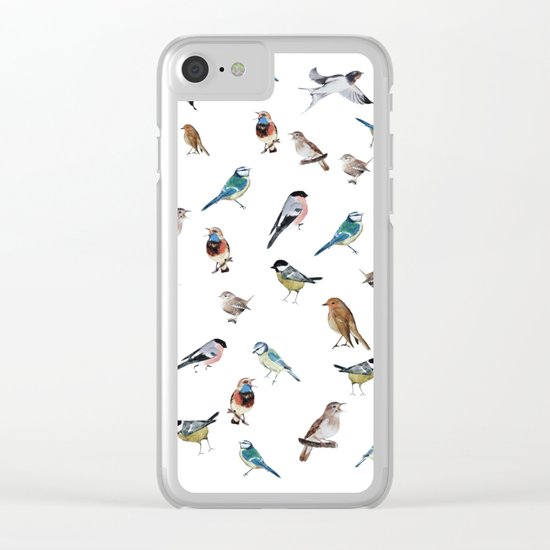 I love birds Clear iPhone Case