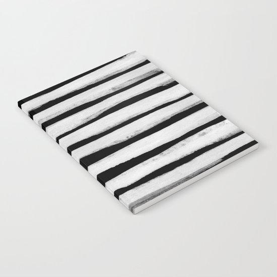 Black and White Stripes II Notebook