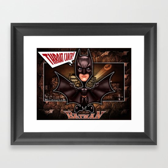 The Dark Knight concept! Framed Art Print