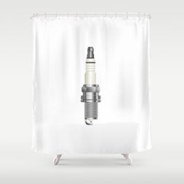 SPARKPLUG. Shower Curtain