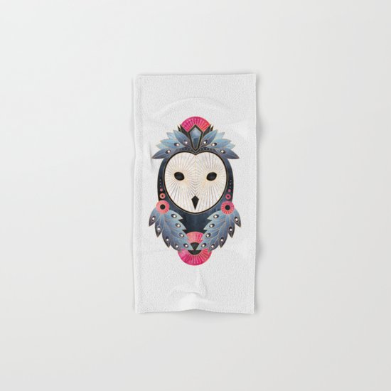 Owl 1 - Light Hand & Bath Towel