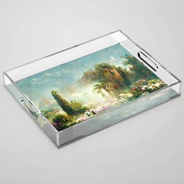 Garden of Eden Acrylic Tray