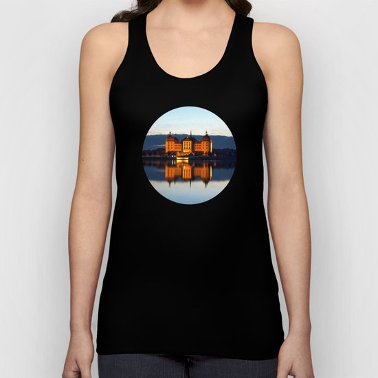 Fairy tale Castle - Moritzburg blue hour Unisex Tank Top