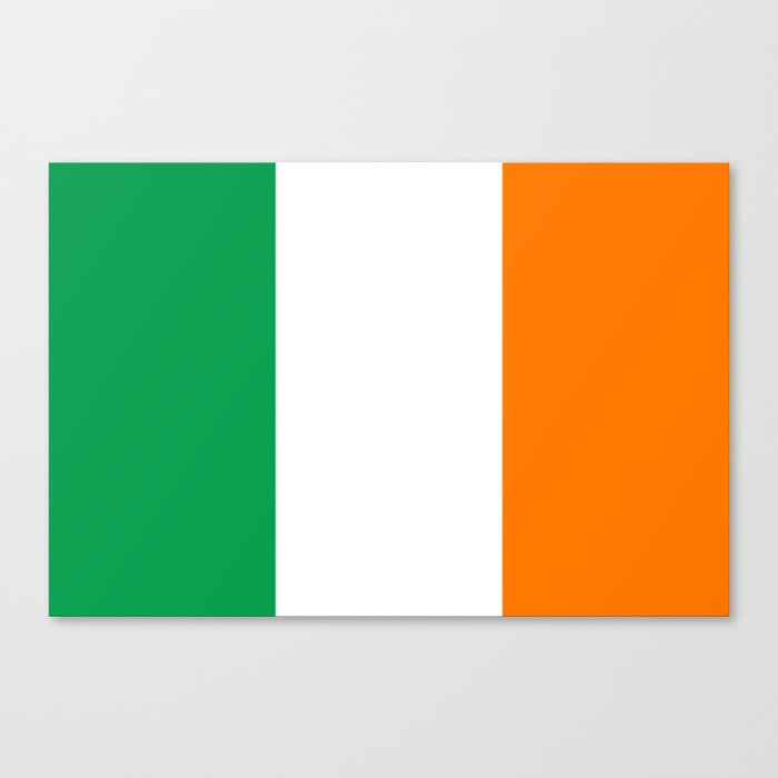 Irish flag of Ireland Canvas Print