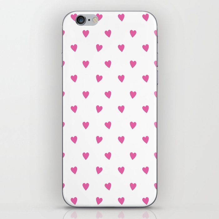 Flying Hearts (Pink) iPhone Skin