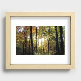 Golden October Recessed Framed Print
