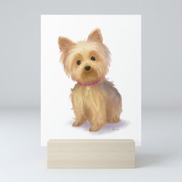 Yorkie Dog Mini Art Print