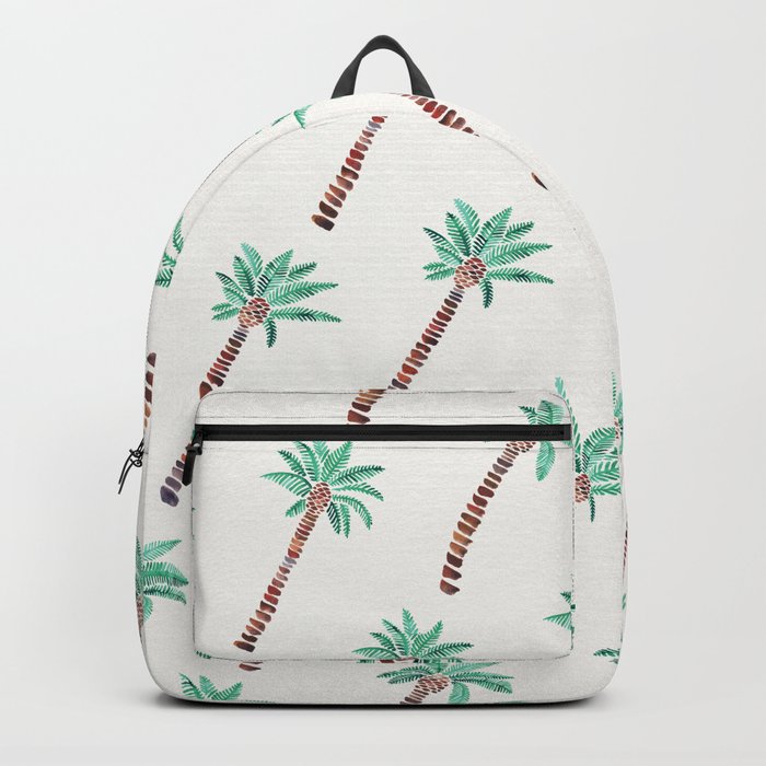 Mediterranean Palm Trees – Turquoise Backpack