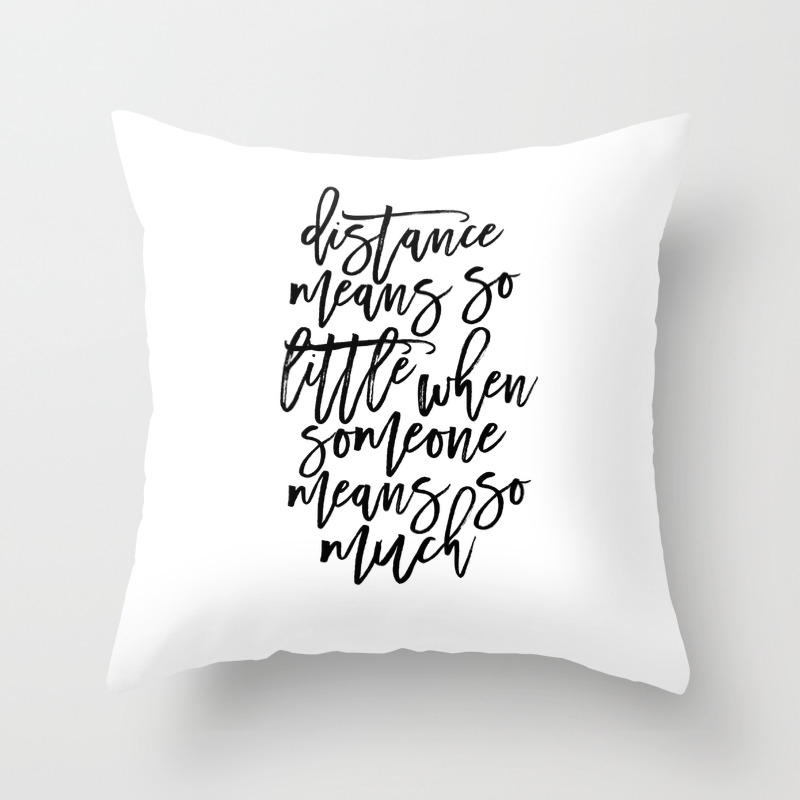 long distance friendship pillows