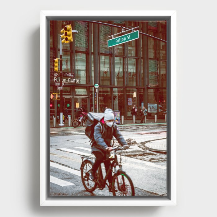 New York City - Street Photography - NYC Framed Canvas