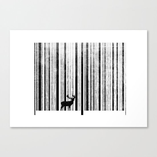To scan a forest. Canvas Print