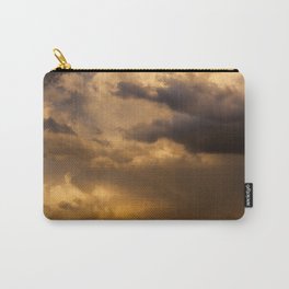 Abstract Clouds of Gold Carry-All Pouch