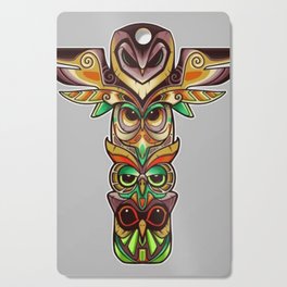 Owl totem  Cutting Board