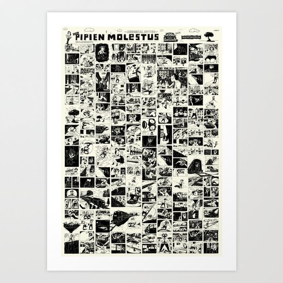 Pipien Molestus abnormal edition Art Print