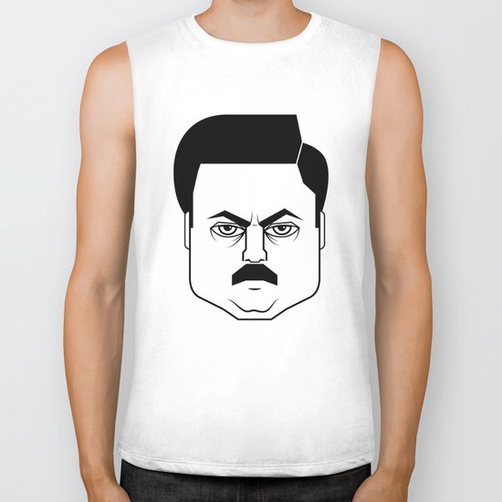Ron Swanson Biker Tank