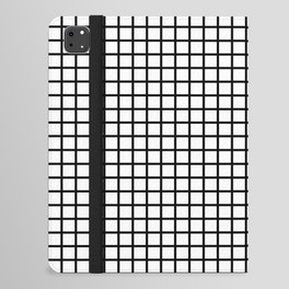 Minimal Line Grid Pattern  iPad Folio Case