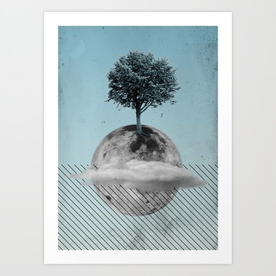 This Is How We Walk On The Moon Art Print